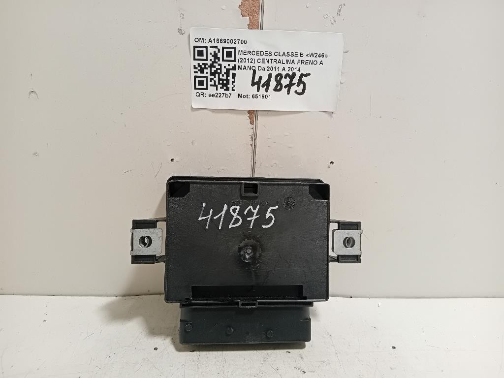 Centralina Freno A MANO A1669002700 Mercedes Classe B W246 2012