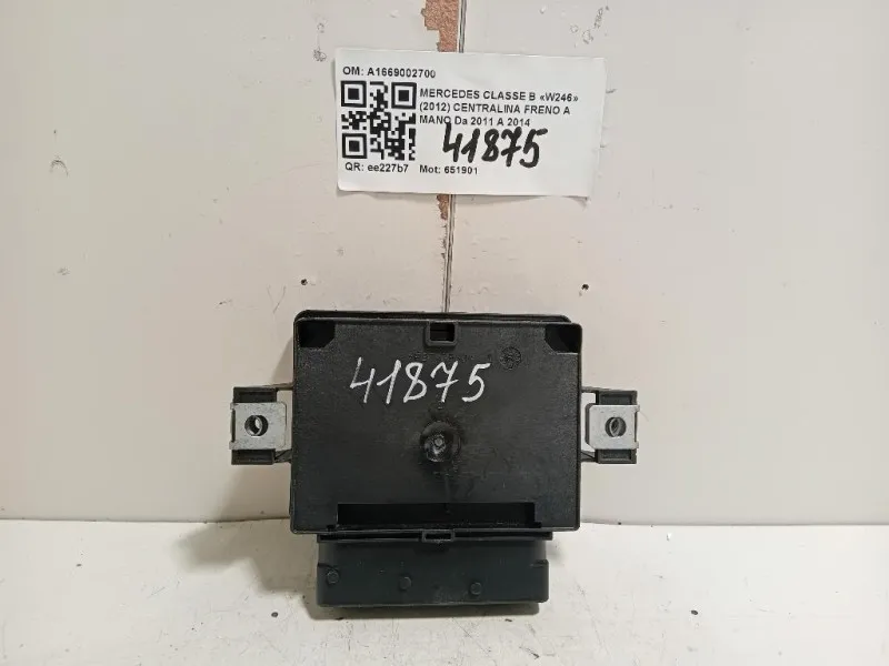 Centralina Freno A MANO A1669002700 Mercedes Classe B W246 2012