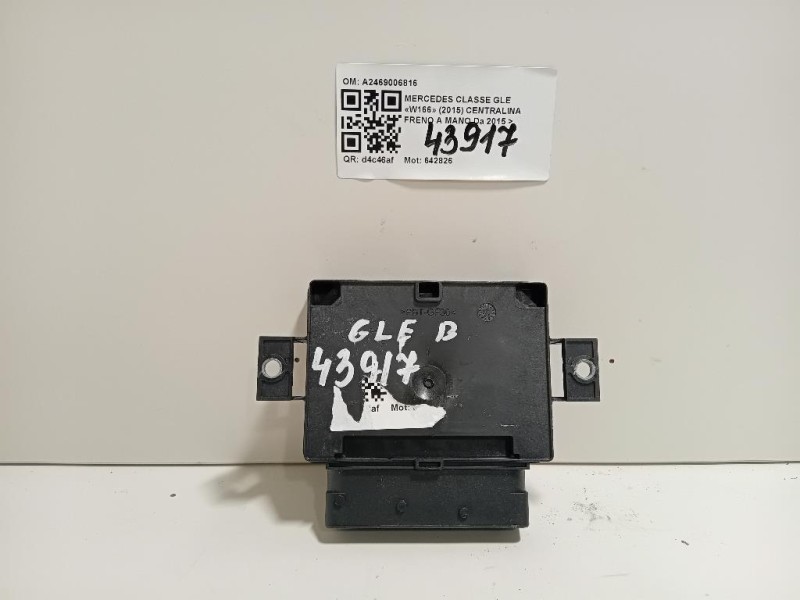 Centralina Freno A MANO A2469006816 Mercedes Classe GLE W166 2015