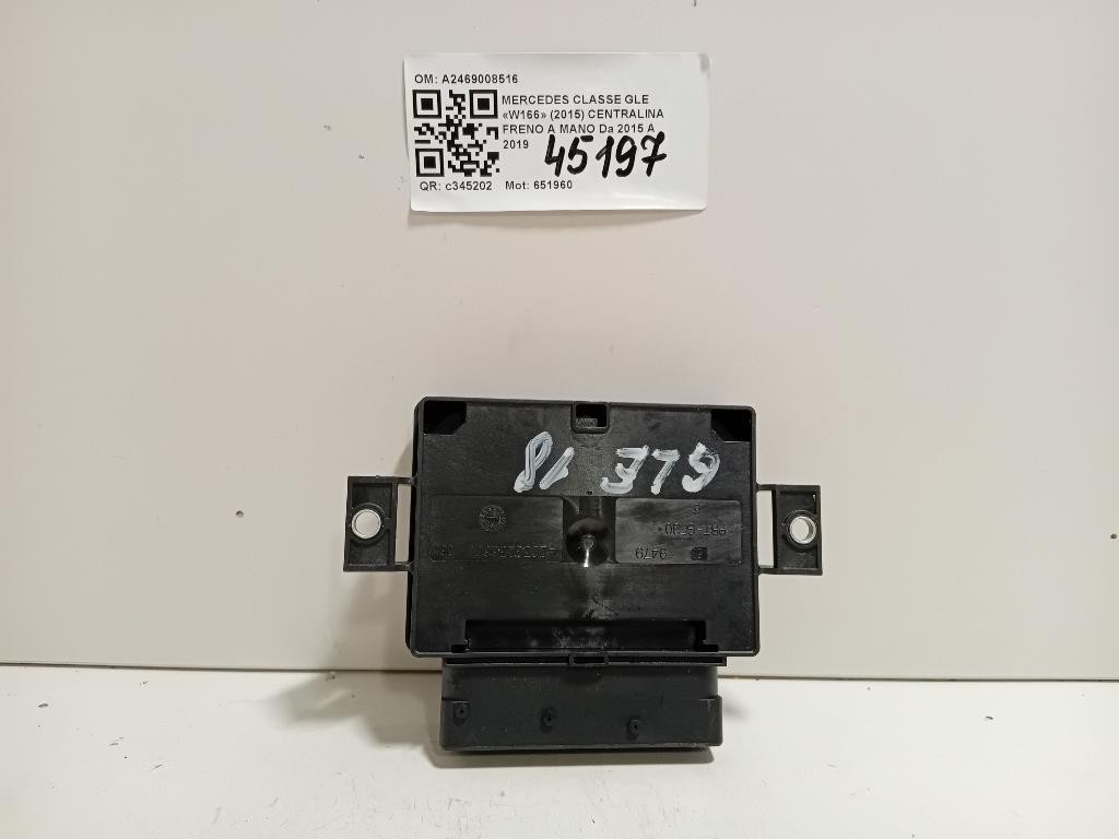 Centralina Freno A MANO A2469008516 Mercedes Classe GLE W166 2015