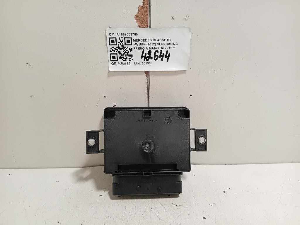 Centralina Freno A MANO A1669002700 Mercedes Classe ML W166 2012