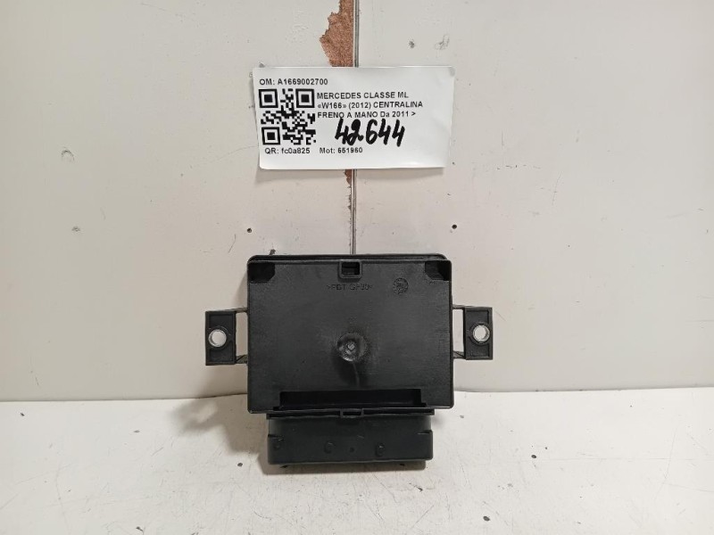 Centralina Freno A MANO A1669002700 Mercedes Classe ML W166 2012