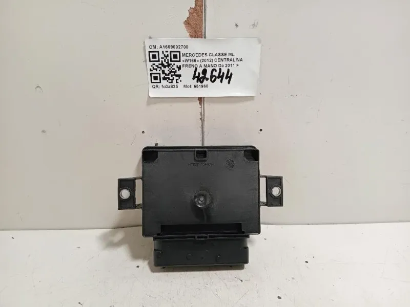 Centralina Freno A MANO A1669002700 Mercedes Classe ML W166 2012
