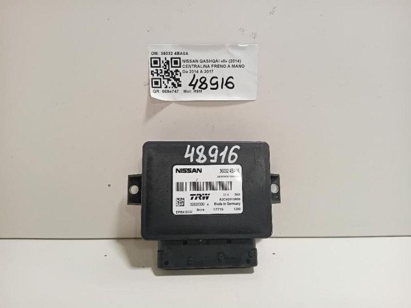 Centralina Freno A MANO 36032 4BA0A Nissan Qashqai II 2014
