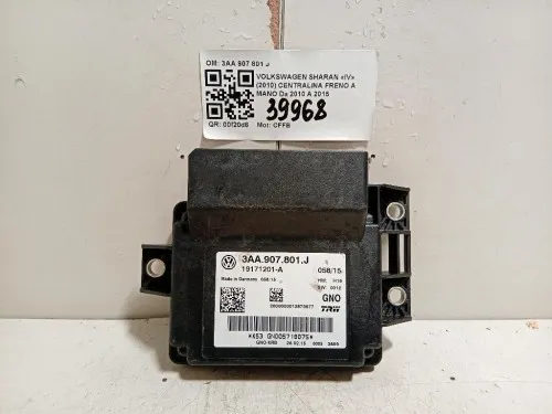 Centralina Freno A MANO 3AA 907 801 J Volkswagen Sharan IV 2010