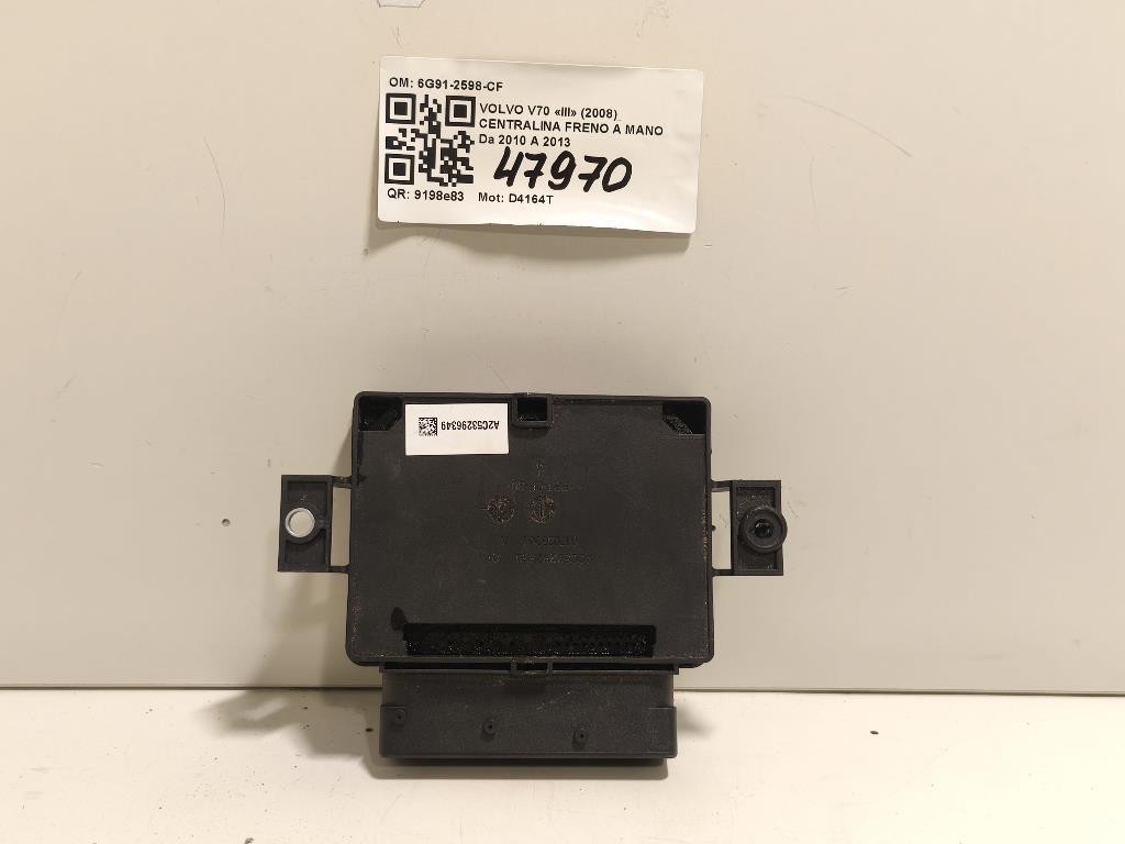 Centralina Freno A MANO 6G91-2598-CF Volvo V70 III 2008
