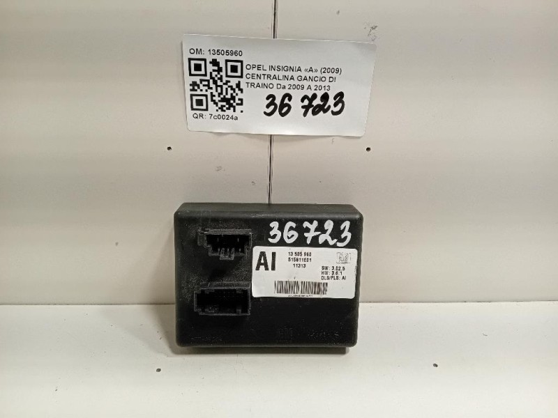 Centralina Gancio DI Traino 13505960 Opel Insignia A 2009