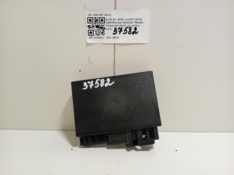 Centralina Gancio Traino Paraurti POST 4W0 907 383 D Audi A4 8W5 Avant 2015