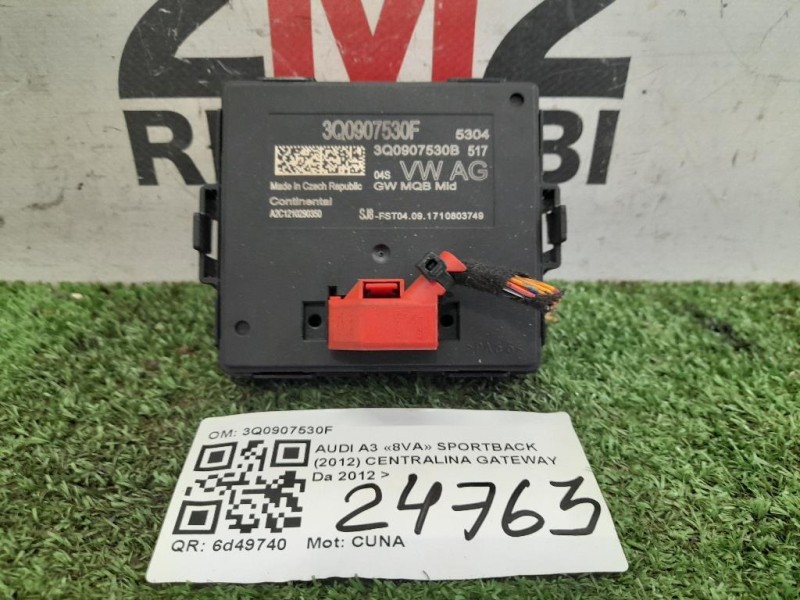 Centralina Gateway 3Q0907530F Audi A3 8VA Sportback 2012