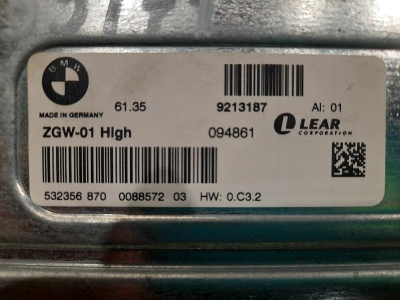 Centralina Gateway 9213187 Bmw Serie 5 F07 GT 2010