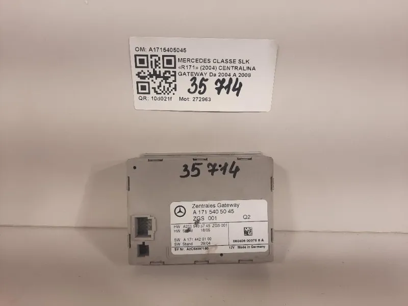 Centralina Gateway A1715405045 Mercedes Classe SLK R171 2004
