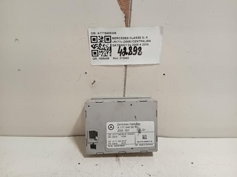 Centralina Gateway A1715409245 Mercedes Classe SLK R171 2008