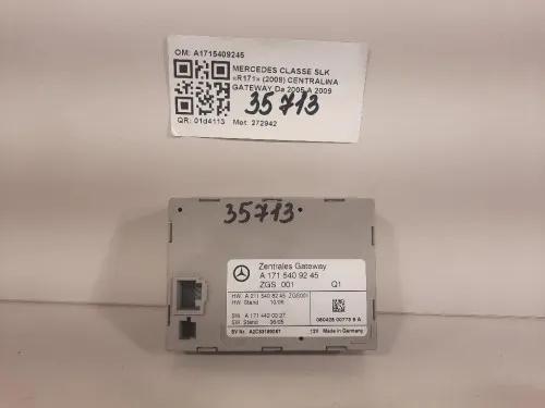 Centralina Gateway A1715409245 Mercedes Classe SLK R171 2008