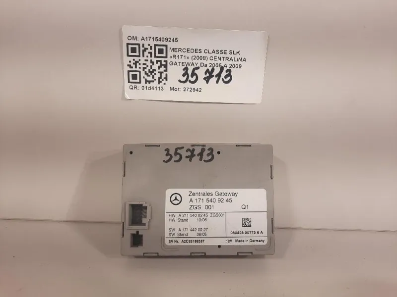 Centralina Gateway A1715409245 Mercedes Classe SLK R171 2008