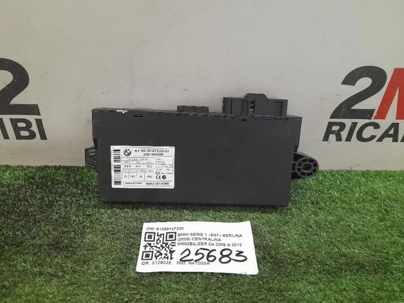 Centralina Immobilizer 61359147220 Bmw Serie 1 E87 Berlina 2005