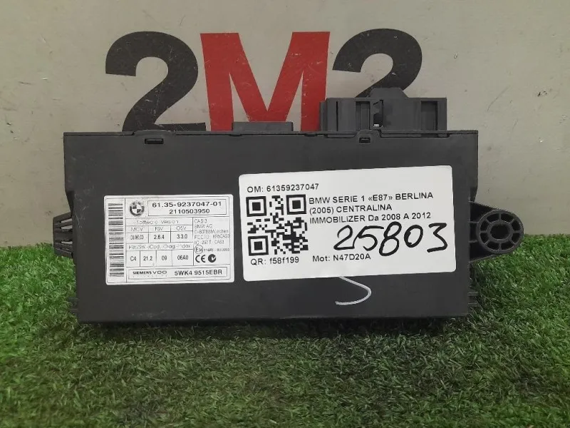 Centralina Immobilizer 61359237047 Bmw Serie 1 E87 Berlina 2005
