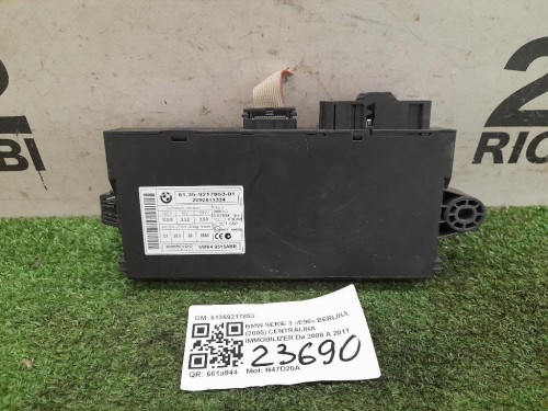 Centralina Immobilizer 61359217853 Bmw Serie 3 E90 Berlina 2005