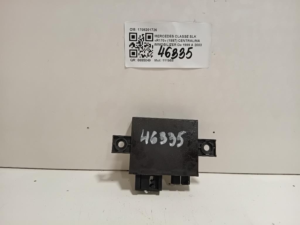 Centralina Immobilizer 1708201726 Mercedes Classe SLK R170 1997