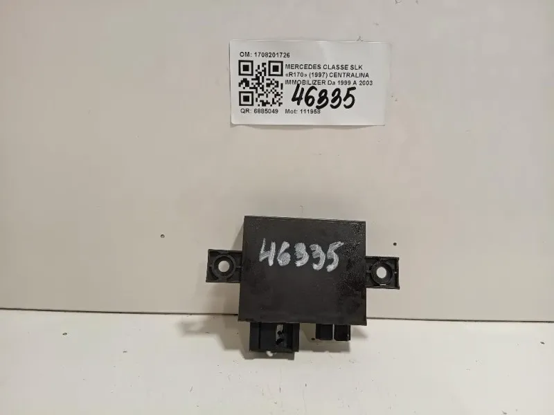 Centralina Immobilizer 1708201726 Mercedes Classe SLK R170 1997