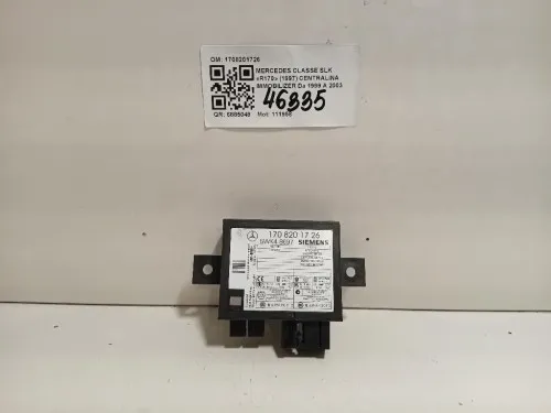 Centralina Immobilizer 1708201726 Mercedes Classe SLK R170 1997