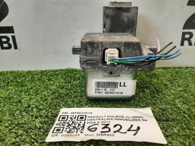 Centralina Immobilizer 48700JY01A Renault Koleos I 2008