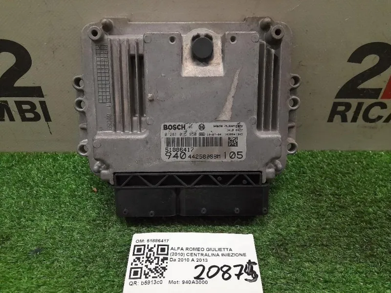 Centralina Iniezione 51886417 Alfa Romeo Giulietta 2010