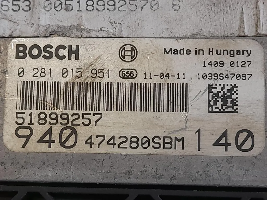 Centralina Iniezione 940474280SBM Alfa Romeo Giulietta 2010