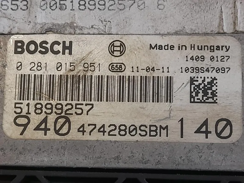 Centralina Iniezione 940474280SBM Alfa Romeo Giulietta 2010