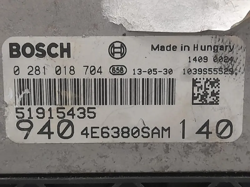 Centralina Iniezione 51902994 Alfa Romeo Giulietta 2010