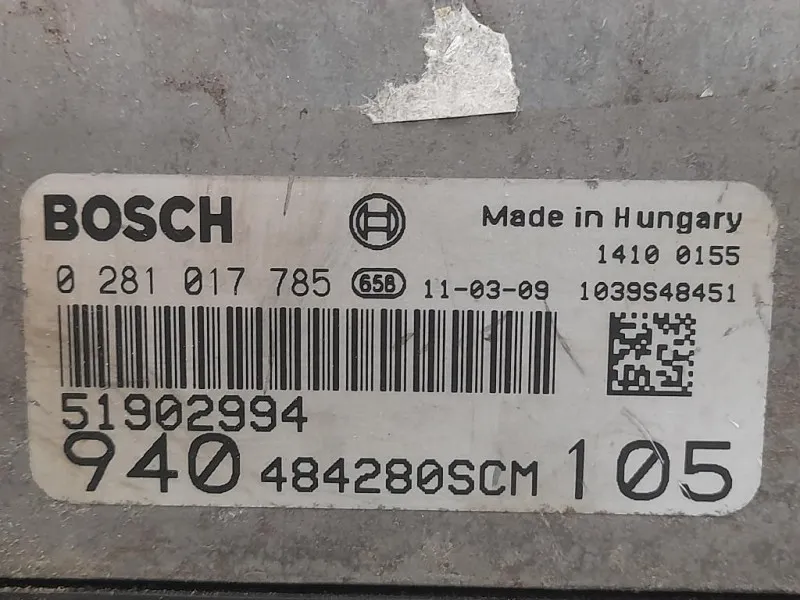 Centralina Iniezione 51902994 Alfa Romeo Giulietta 2010