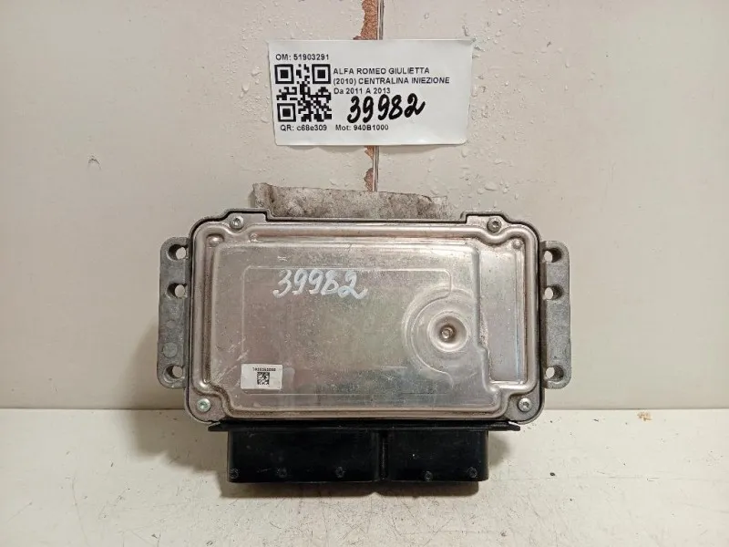 Centralina Iniezione 51903291 Alfa Romeo Giulietta 2010