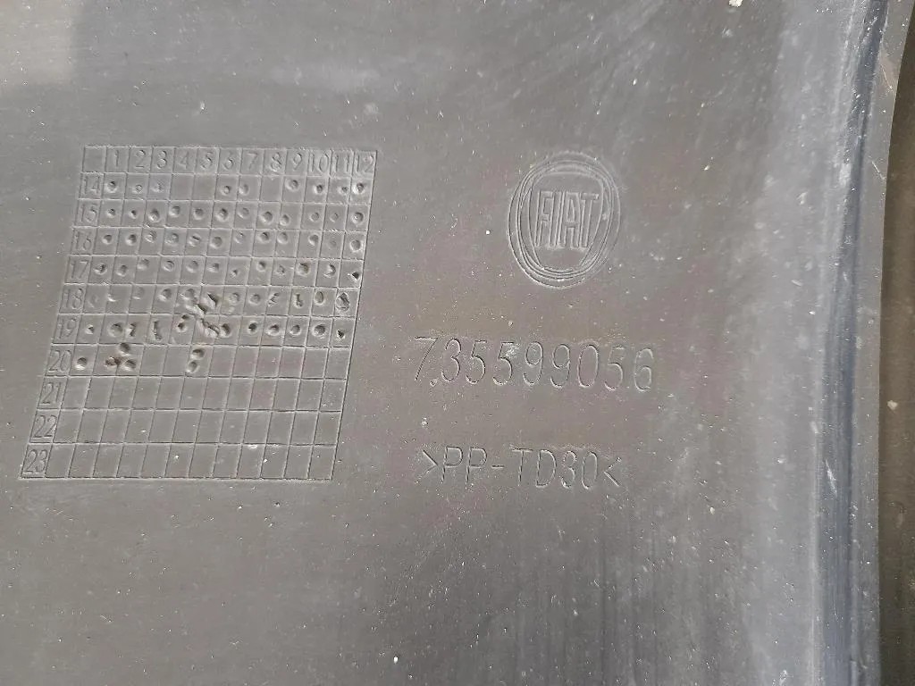 Paraurti SUP POST 735599051 Fiat Panda III 2012