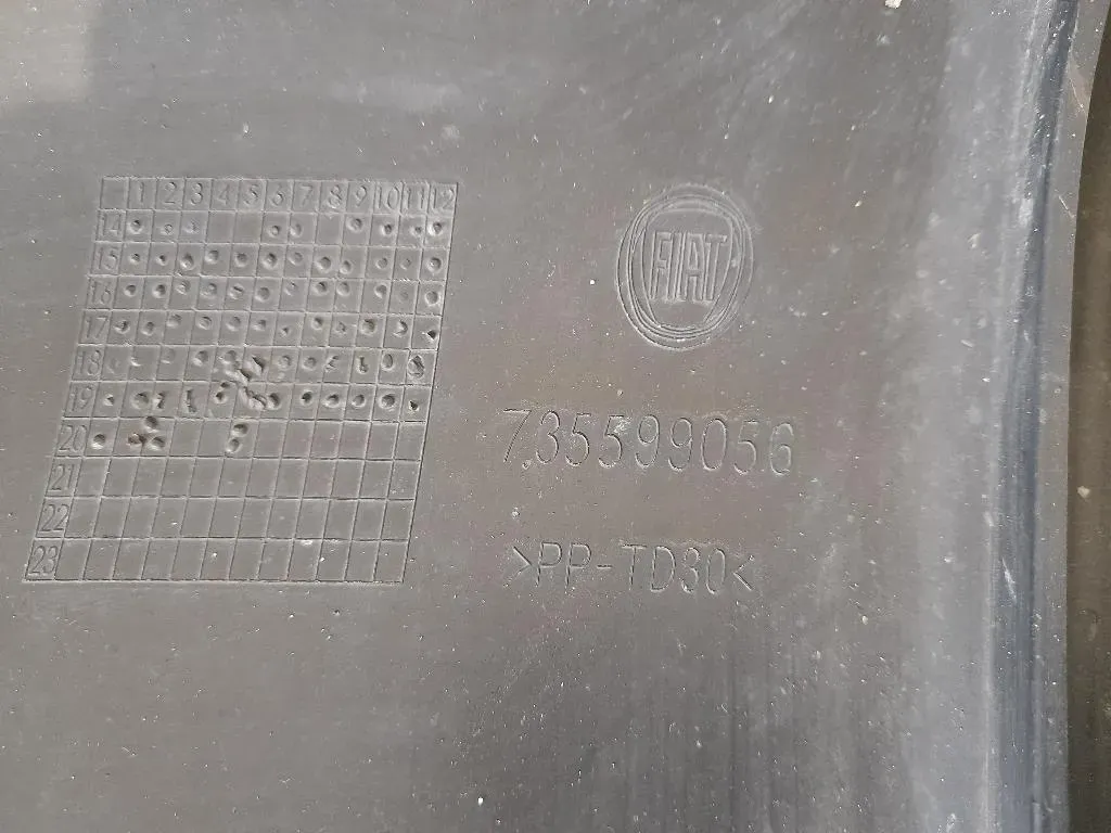 Paraurti SUP POST 735599051 Fiat Panda III 2012