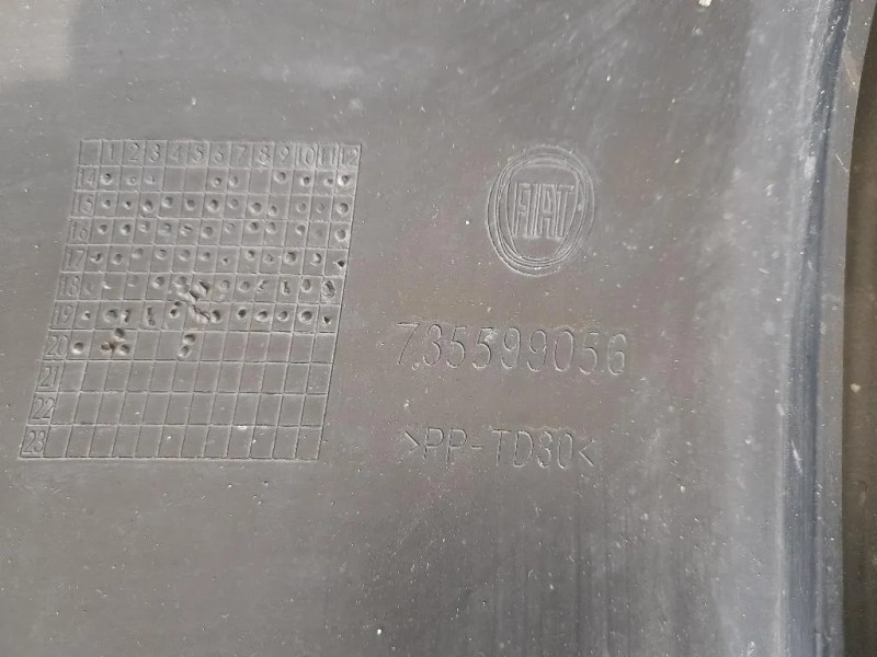 Paraurti SUP POST 735599051 Fiat Panda III 2012