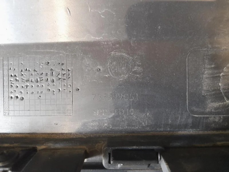 Paraurti SUP POST 735599051 Fiat Panda III 2012