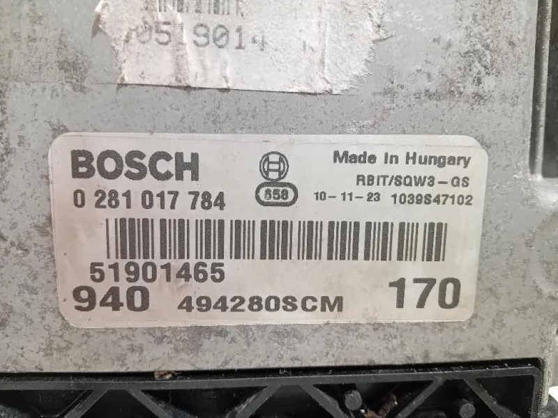 Centralina Iniezione 51901465 Alfa Romeo Giulietta 2010