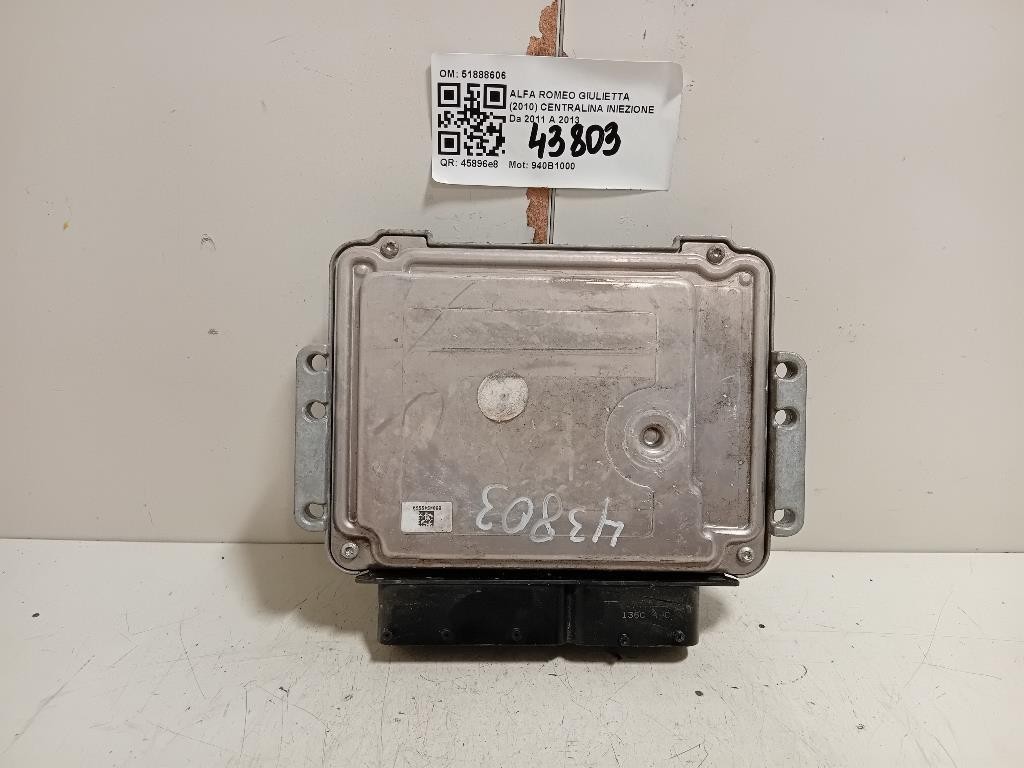 Centralina Iniezione 51888606 Alfa Romeo Giulietta 2010