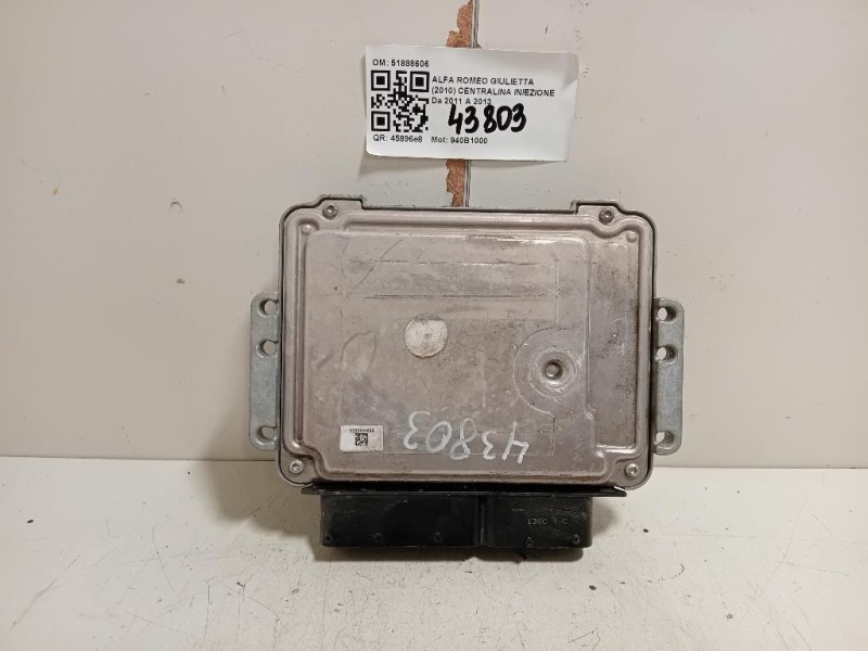 Centralina Iniezione 51888606 Alfa Romeo Giulietta 2010
