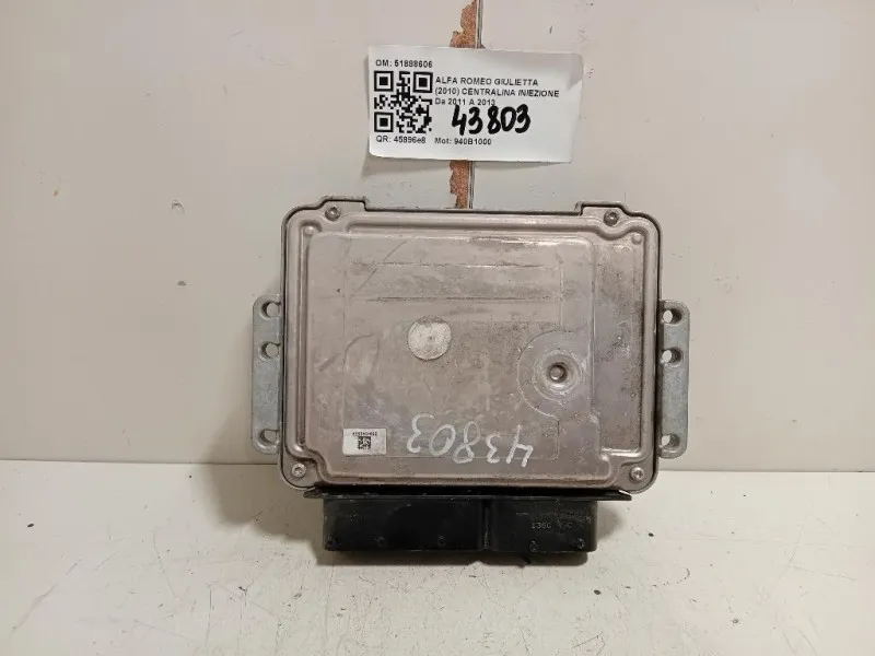 Centralina Iniezione 51888606 Alfa Romeo Giulietta 2010