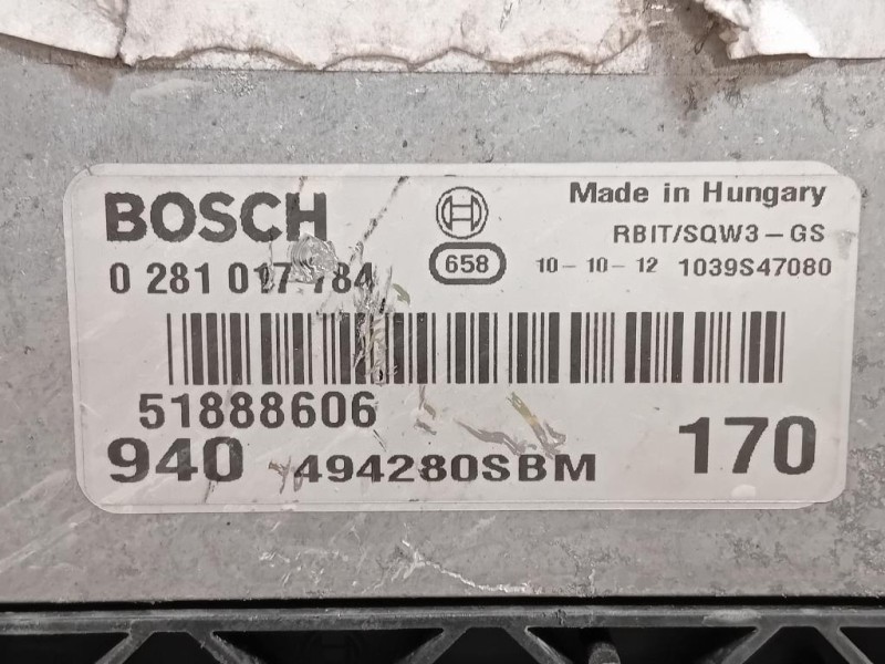 Centralina Iniezione 51888606 Alfa Romeo Giulietta 2010