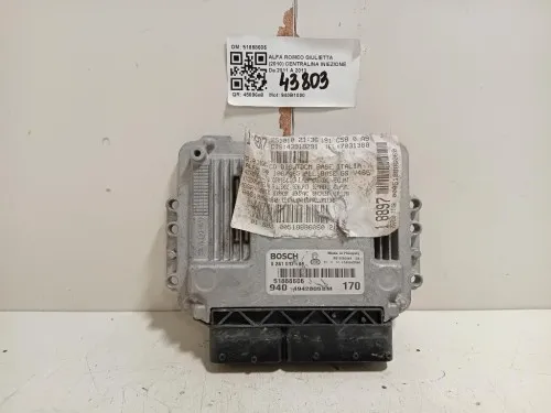 Centralina Iniezione 51888606 Alfa Romeo Giulietta 2010