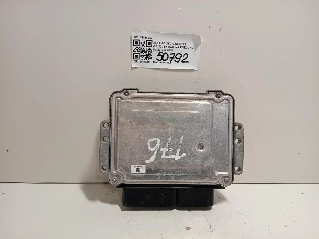 Centralina Iniezione 51896962 Alfa Romeo Giulietta 2010