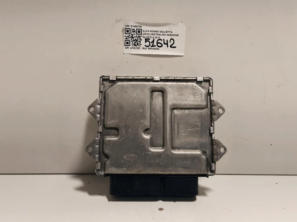 Centralina Iniezione 51896758 Alfa Romeo Giulietta 2010