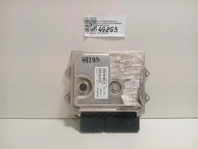 Centralina Iniezione 51896758 Alfa Romeo Giulietta 2010