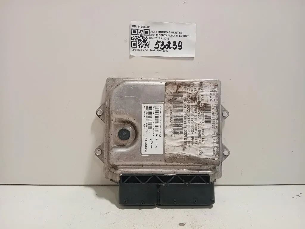 Centralina Iniezione 51933462 Alfa Romeo Giulietta 2013