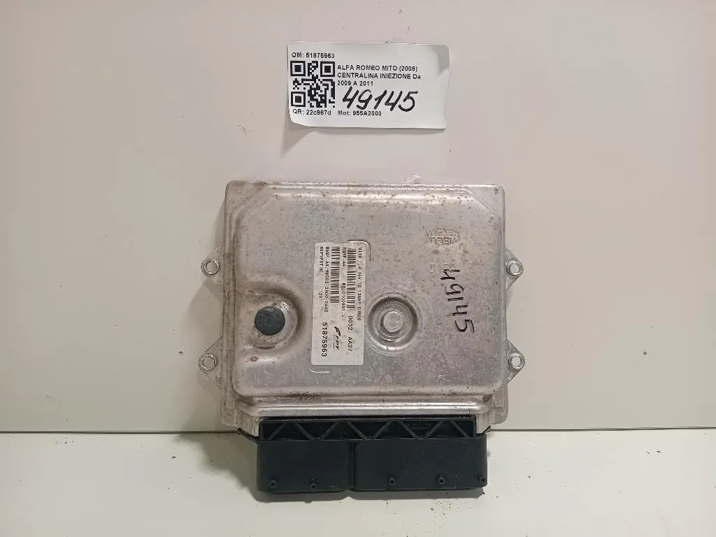 Centralina Iniezione 51875963 Alfa Romeo MITO 2008