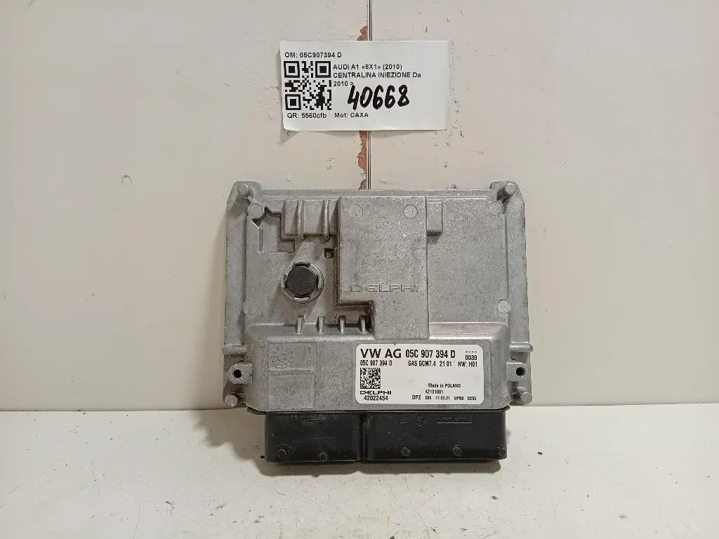 Centralina Iniezione 05C907394 D Audi A1 8X1 2010