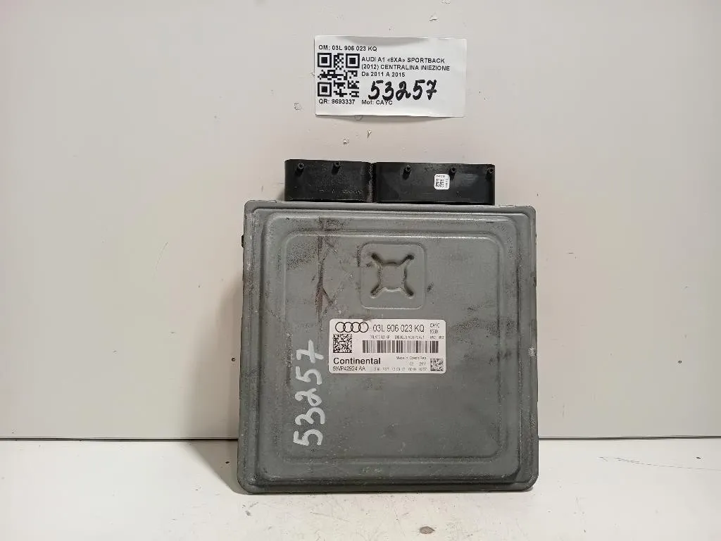 Centralina Iniezione 03L906023KQ 5WP42924AA Audi A1 8XA Sportback 2012