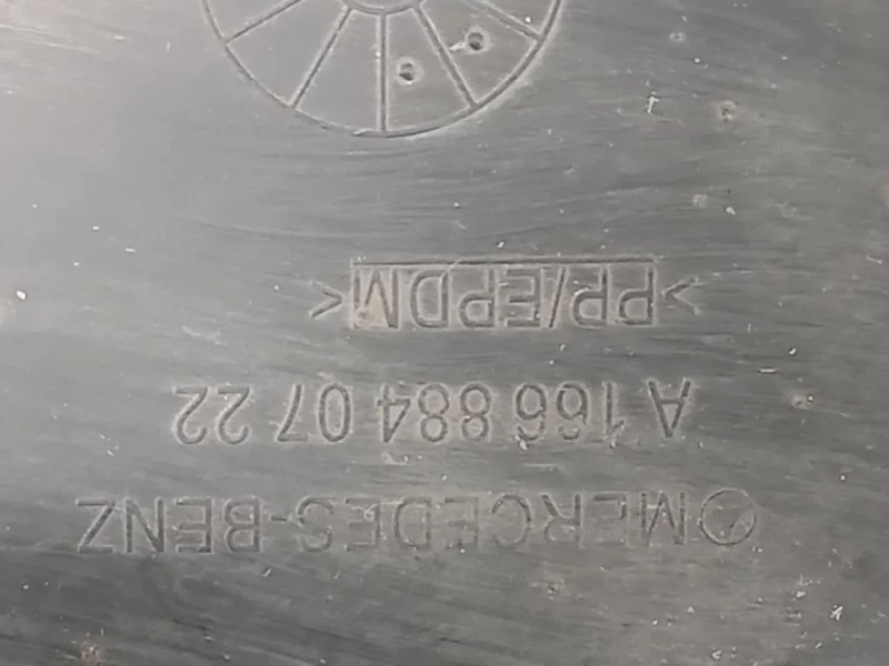 Passaruota Parte ANT ANT DX A1668840722 Mercedes Classe ML W166 2012