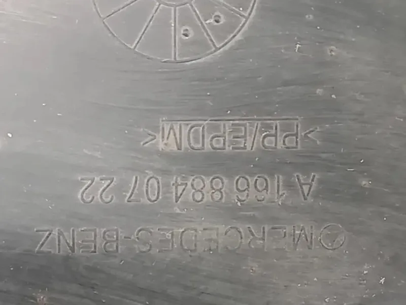 Passaruota Parte ANT ANT DX A1668840722 Mercedes Classe ML W166 2012